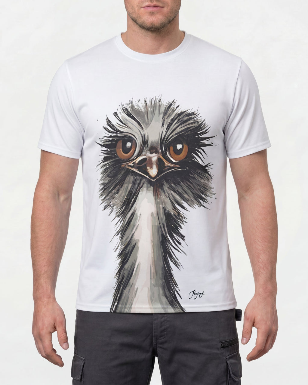 e.s. T-Shirt cotton stretch signature