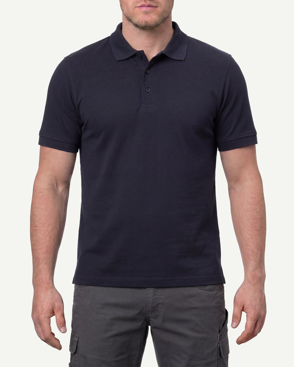 Cotton stretch Polo Shirt