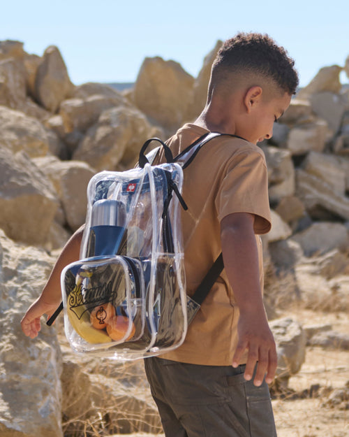 Transparenter Rucksack e.s.e:pic