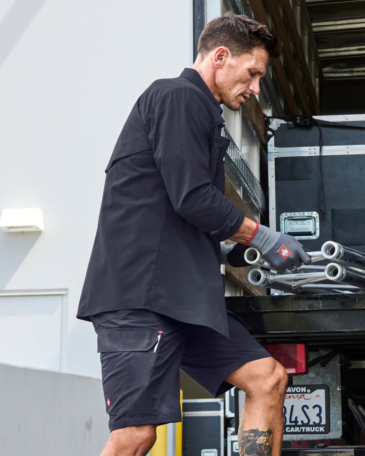 Stretch Ripstop Cargo Work Shorts e.s.t:aktik