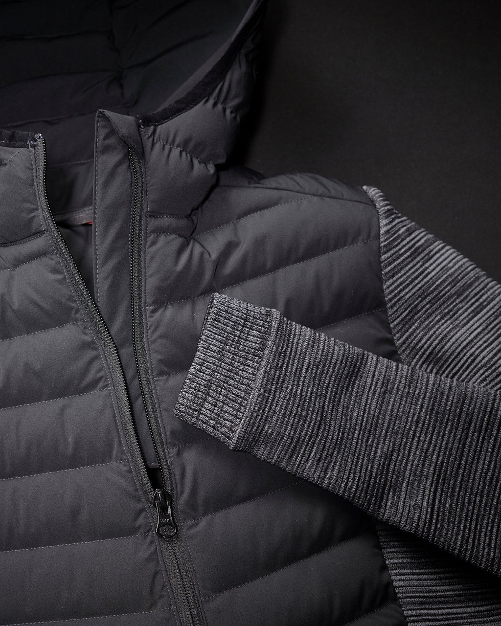 Women's Hybrid Hooded Jacket e.s.motion ten