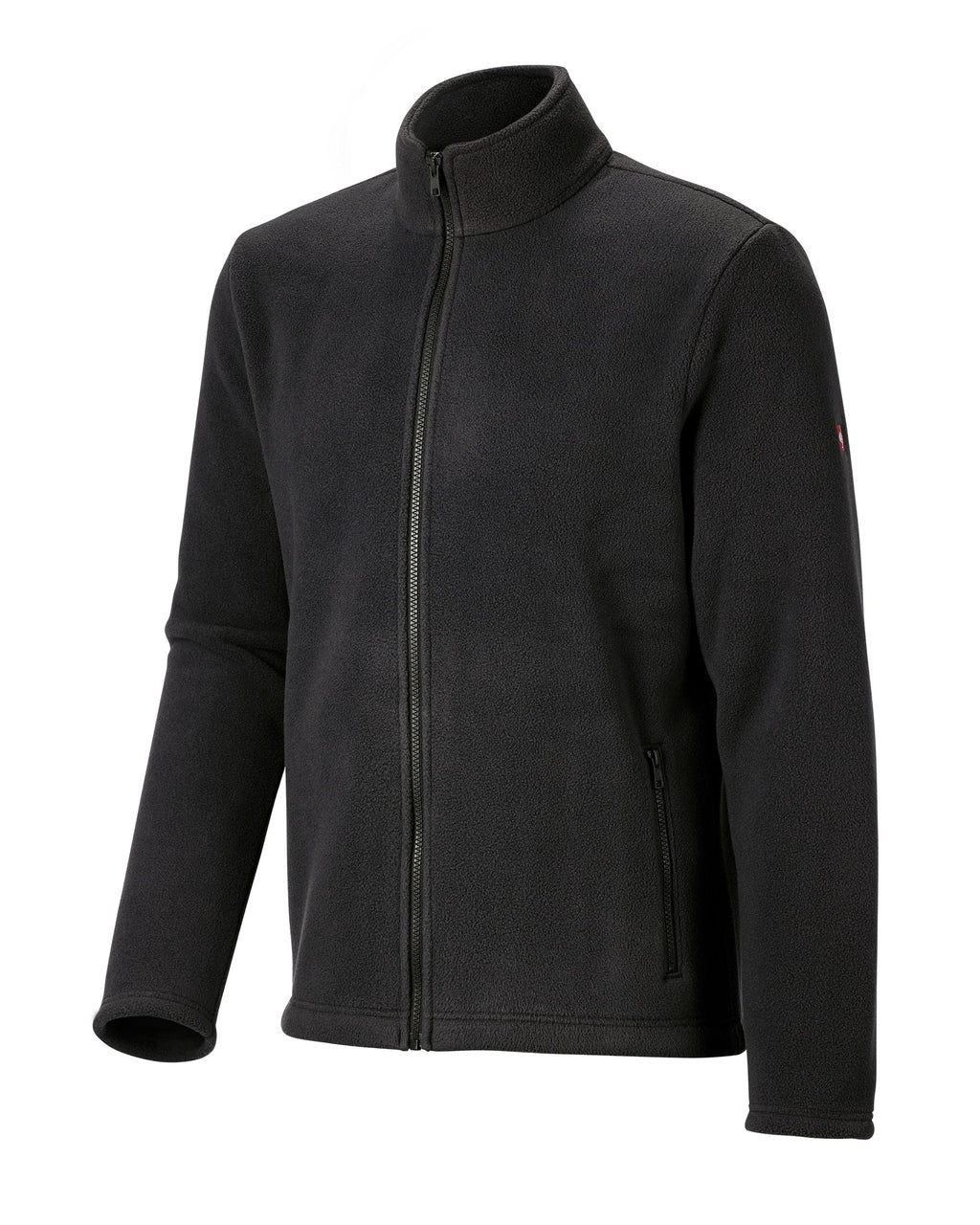 Fleecejacke mit durchgehendem Reißverschluss