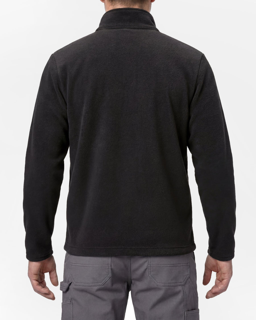 Fleecejacke mit durchgehendem Reißverschluss