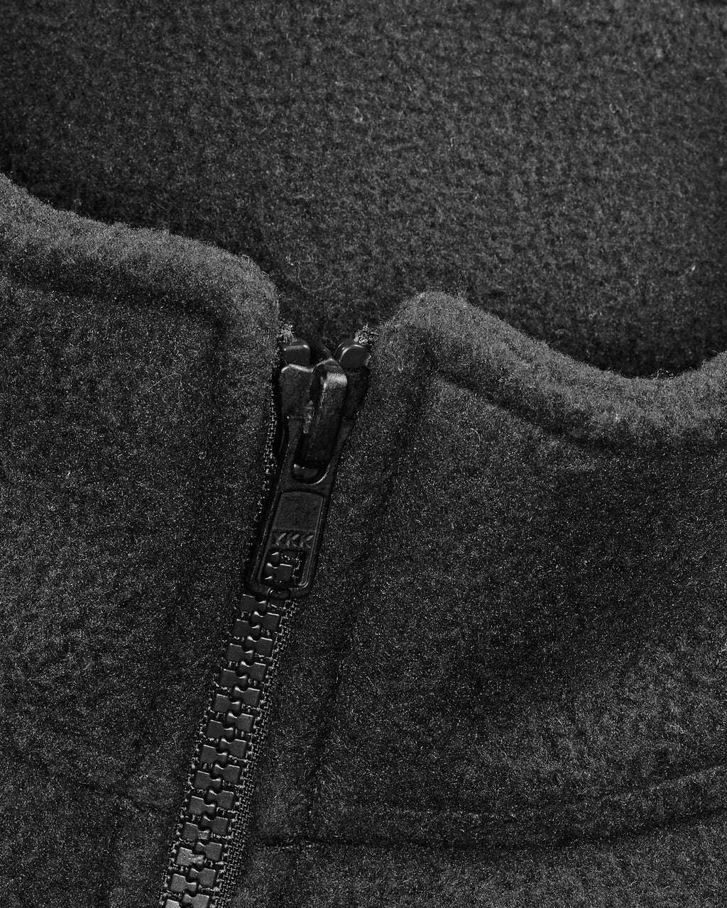 Fleecejacke mit durchgehendem Reißverschluss