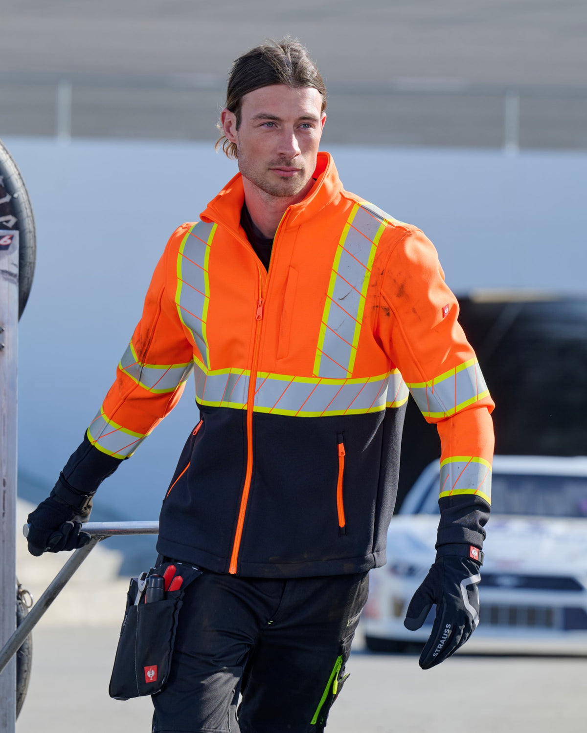 High Visibility Softshell Jacket Class 2