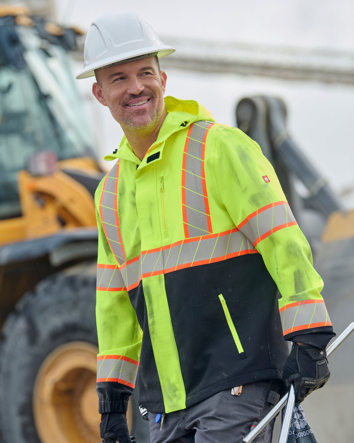 High Visibility Waterproof Jacket Class 2