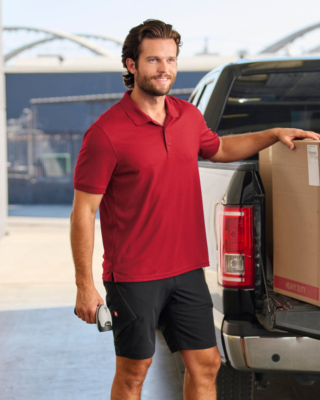 Cotton stretch Polo Shirt