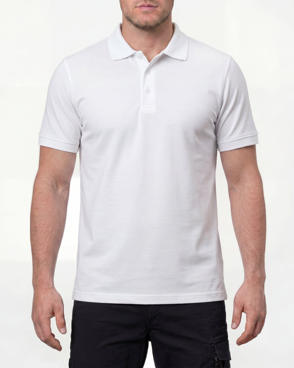 Cotton stretch Polo Shirt