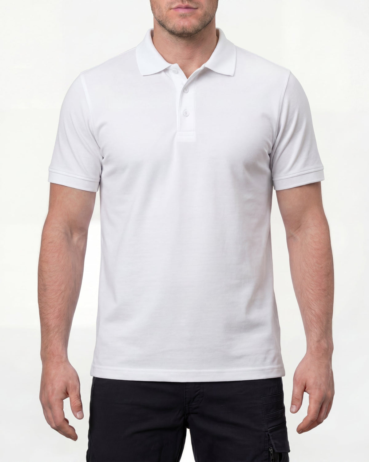 Cotton stretch Polo Shirt