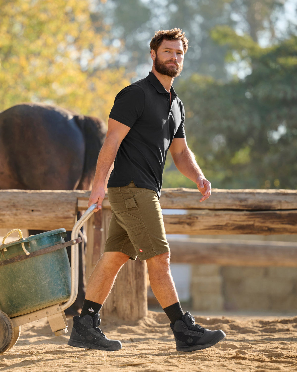 Cotton stretch Polo Shirt