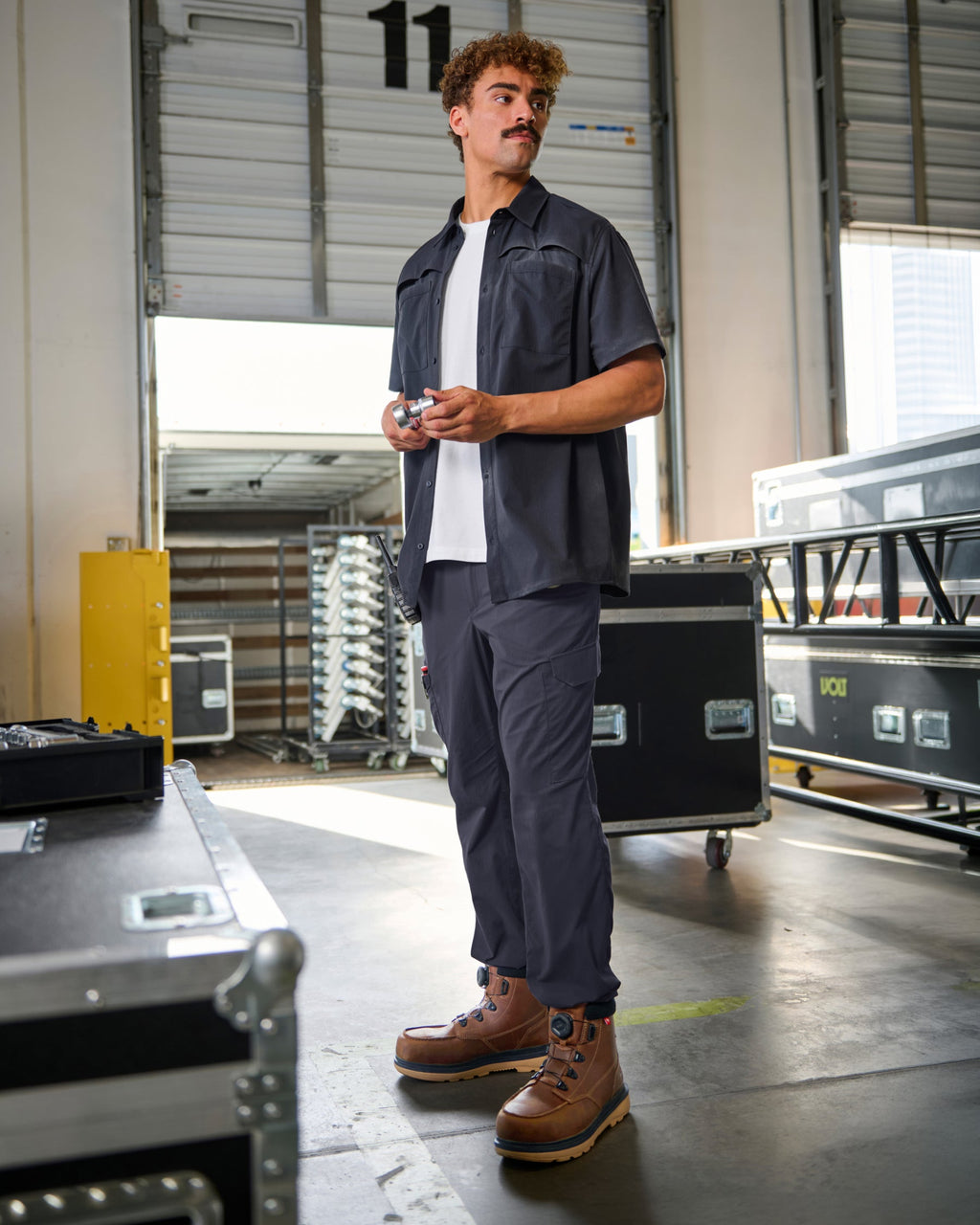 Stretch Ripstop Short Sleeve Work Shirt e.s.t:aktik