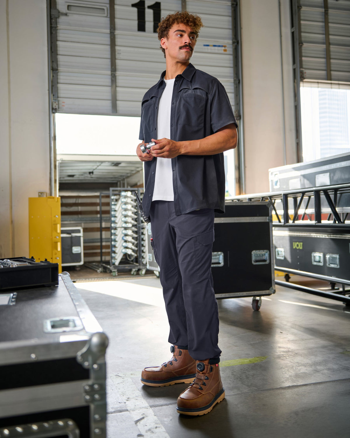 Stretch Ripstop Short Sleeve Work Shirt e.s.t:aktik