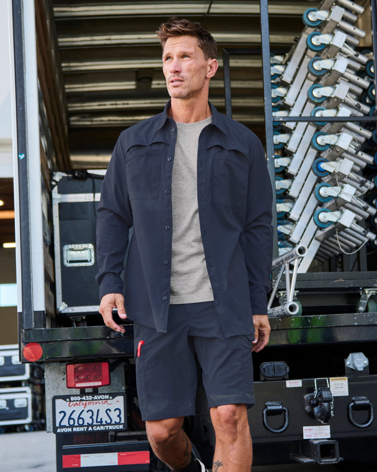 Stretch Ripstop Long Sleeve Work Shirt e.s.t:aktik