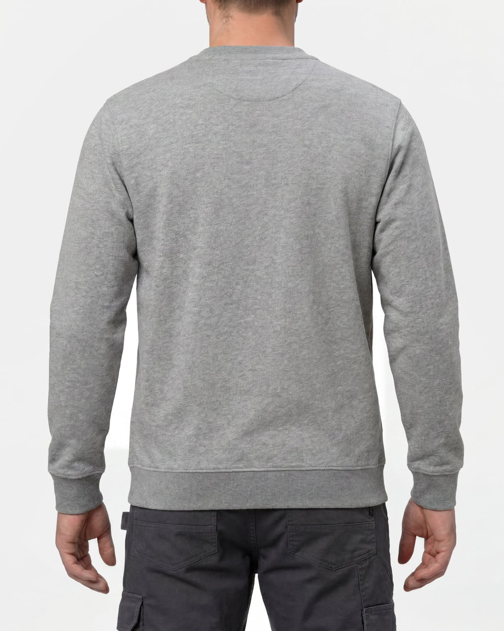Cotton Poly Crew Neck Sweatshirt