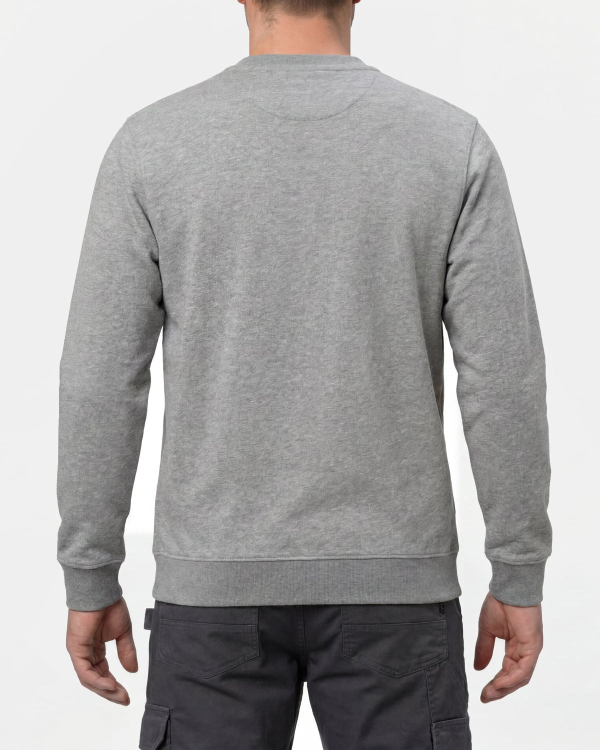 Cotton Poly Crew Neck Sweatshirt