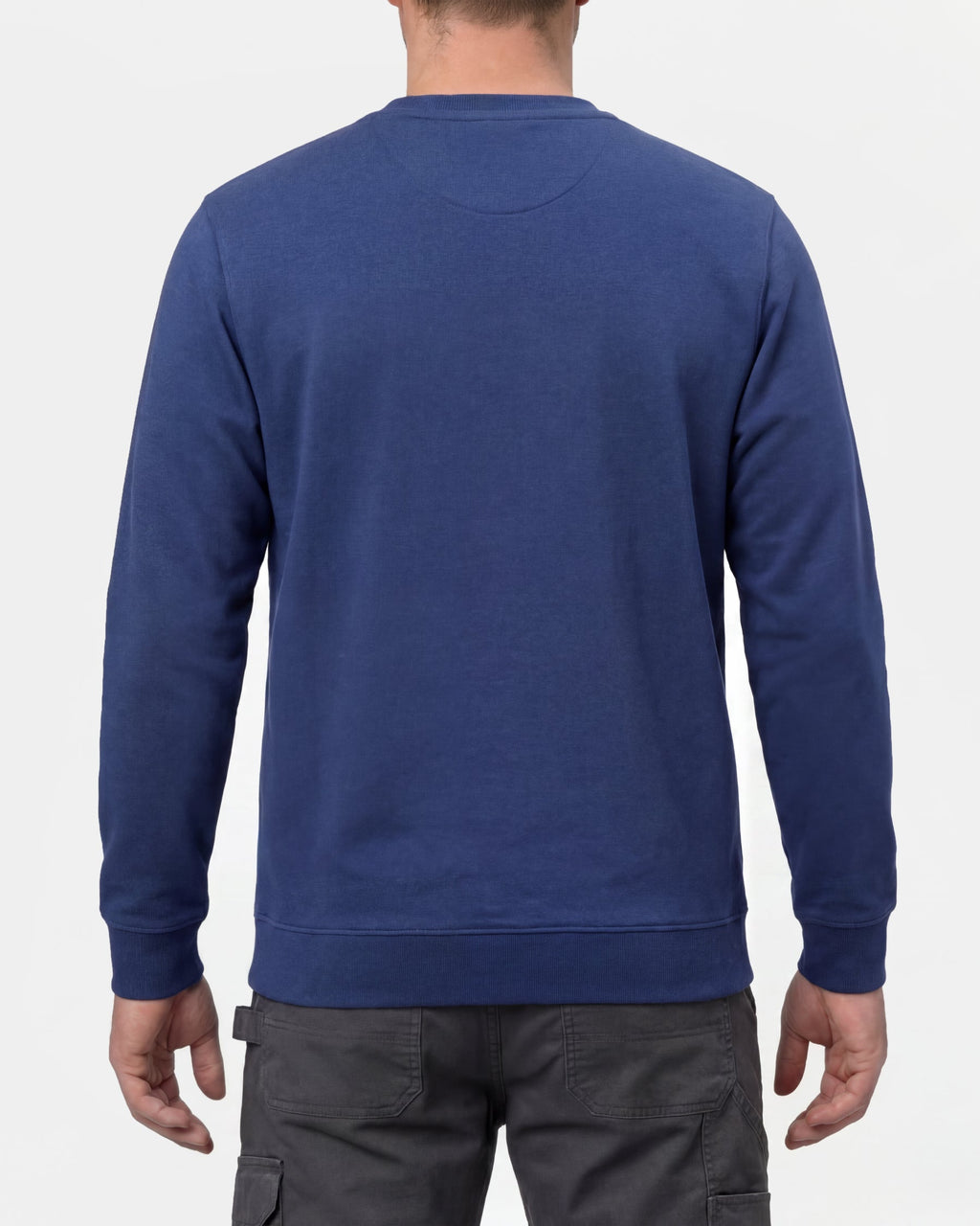 Sweatshirt mit Rundhalsausschnitt aus Baumwoll-Polyester-Mix