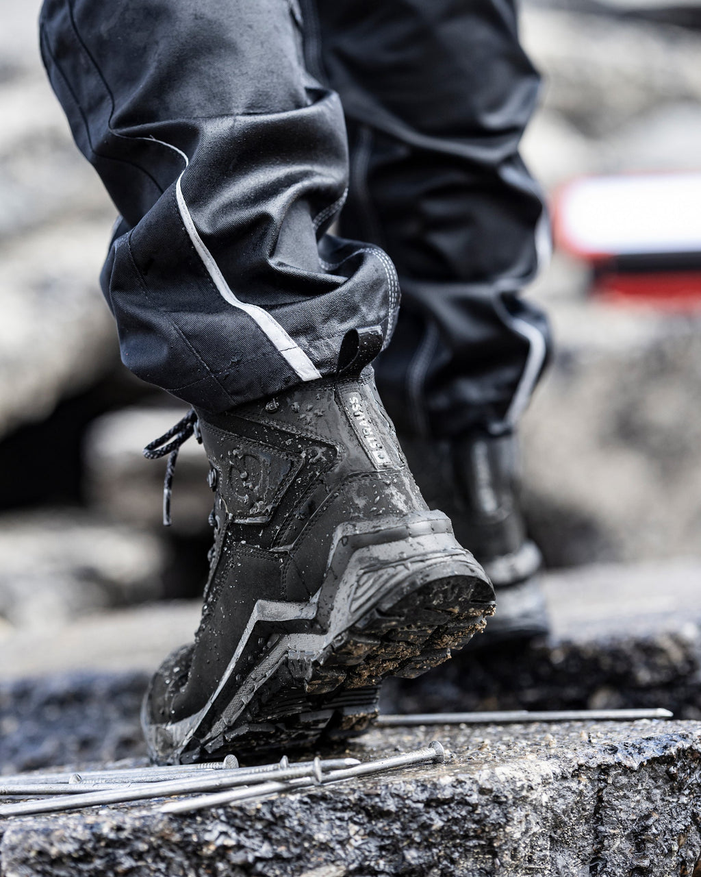 Strauss.7004 8 Zoll Stahlkappen-Arbeitsstiefel