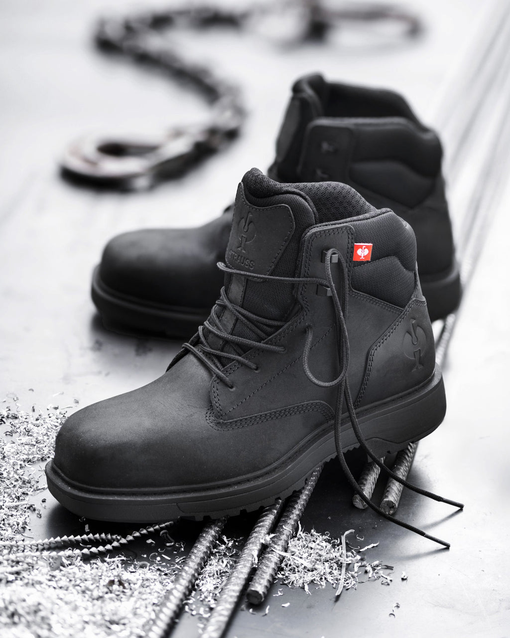 Strauss.3002 6 Comp Toe Work Boot
