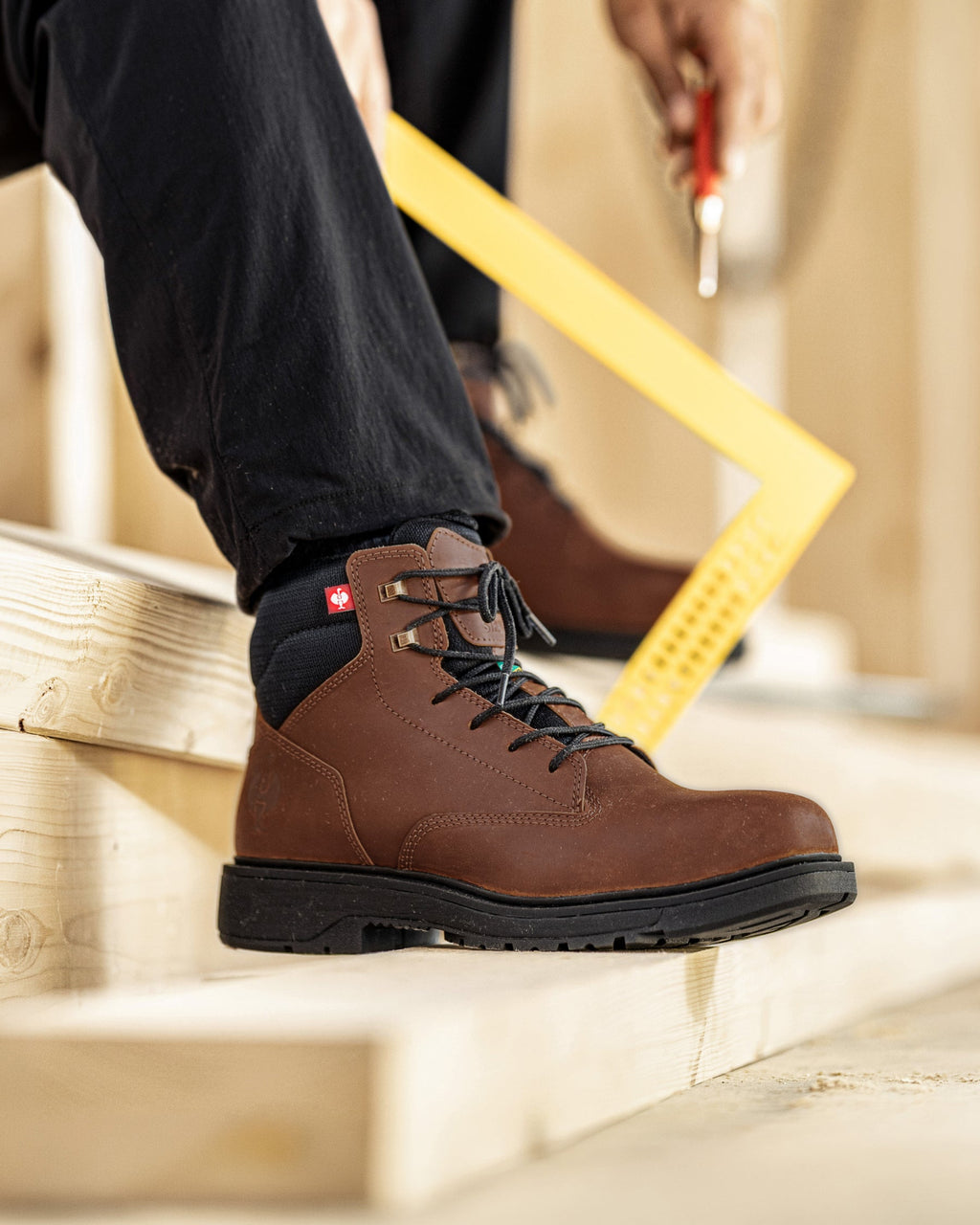 Strauss.3002 6 Comp Toe Work Boot