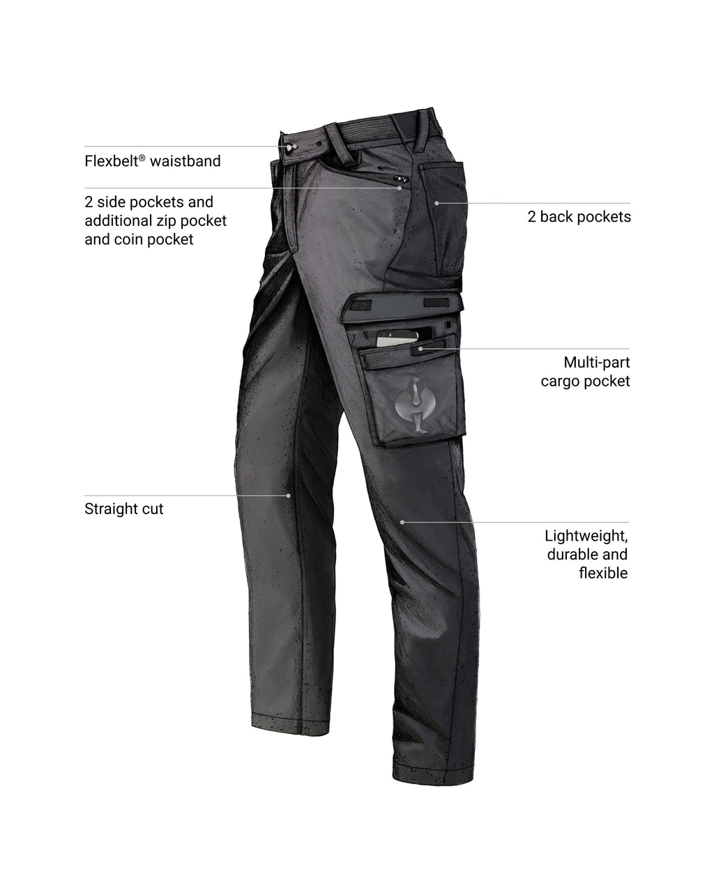 Cargo Work Pants e.s.trail