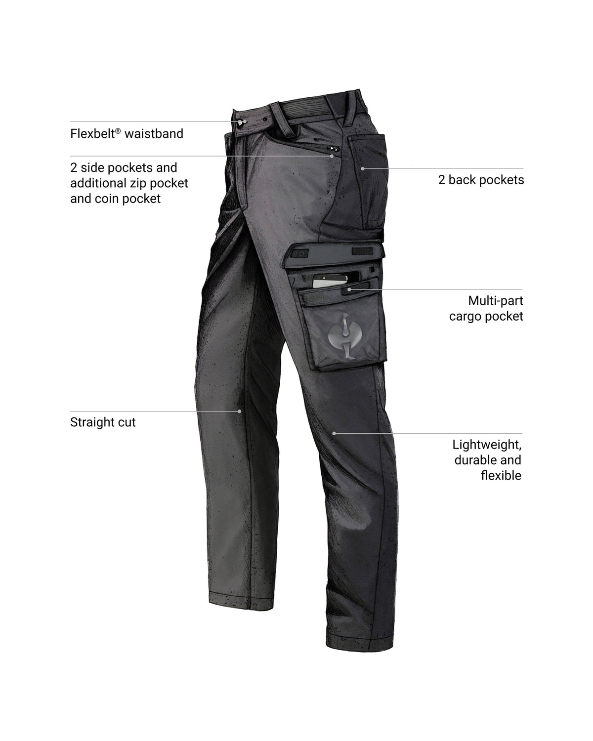 Cargo Work Pants e.s.trail